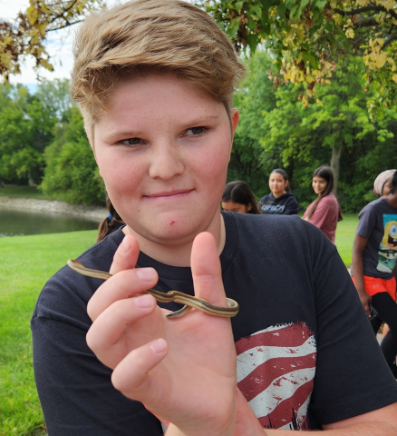 ~~ A little "slithery" science! ~~
